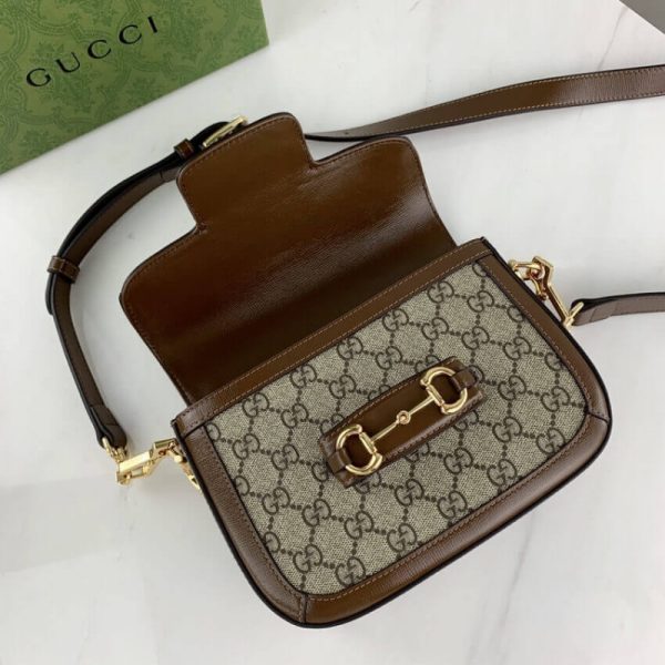 Replica Gucci Horsebit 1955 Mini GG Supreme Bag - Image 11