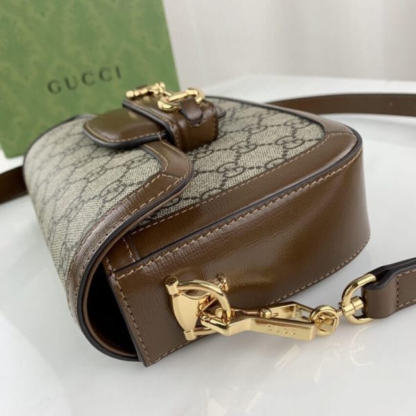 Replica Gucci Horsebit 1955 Mini GG Supreme Bag - Image 12