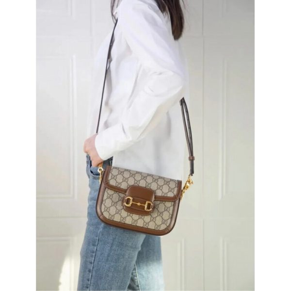Replica Gucci Horsebit 1955 Mini GG Supreme Bag - Image 5