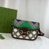 Best Replicas Bags - Replica Gucci Horsebit 1955 Geometric Print Shoulder Bag Shop For Best Louis Vuitton LV Replica Bags With Cheap Price