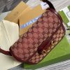Best Replicas Bags - Replica Gucci Horsebit 1955 Small Burgundy GG Canvas Bag Shop For Best Louis Vuitton LV Replica Bags With Cheap Price