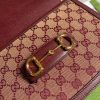 Best Replicas Bags - Replica Gucci Horsebit 1955 Small Burgundy GG Canvas Bag Shop For Best Louis Vuitton LV Replica Bags With Cheap Price
