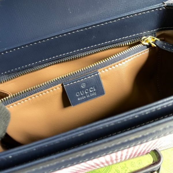 Replica Gucci Horsebit 1955 Small Pink Corduroy Bag - Image 12