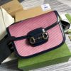 Best Replicas Bags - Replica Gucci Horsebit 1955 Small Pink Corduroy Bag Shop For Best Louis Vuitton LV Replica Bags With Cheap Price