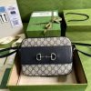 Best Replicas Bags - Replica Gucci 1955 Horsebit Small Blue Bag 645454 Shop For Best Louis Vuitton LV Replica Bags With Cheap Price