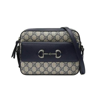 Replica Gucci 1955 Horsebit Small Blue Bag 645454