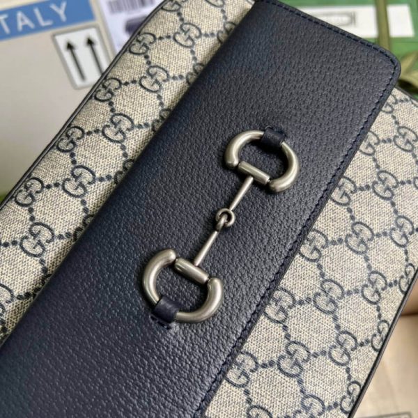 Replica Gucci 1955 Horsebit Small Blue Bag 645454 - Image 6