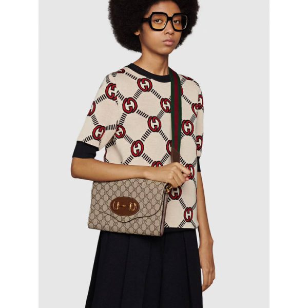 Replica Gucci Horsebit 1955 Small GG Supreme Bag - Image 2