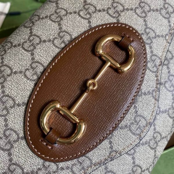 Replica Gucci Horsebit 1955 Small GG Supreme Bag - Image 9