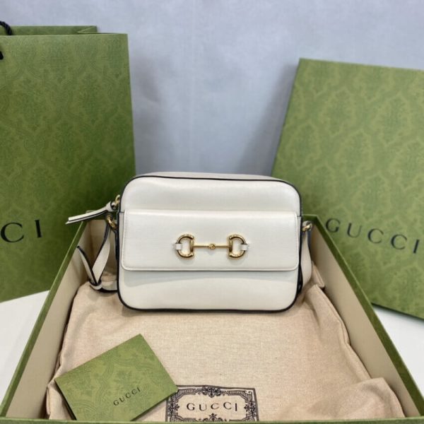 Gucci Horsebit 1955 Small Leather Shoulder Bag - Replica - Image 4