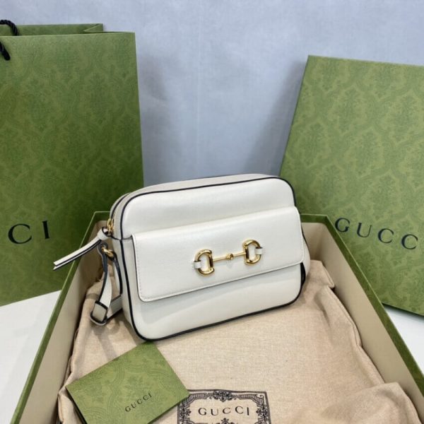 Gucci Horsebit 1955 Small Leather Shoulder Bag - Replica - Image 5