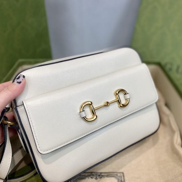 Gucci Horsebit 1955 Small Leather Shoulder Bag - Replica - Image 7