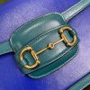 Best Replicas Bags - Gucci Horsebit 1955 Small Shoulder Bag in Blue & Green Leather Shop For Best Louis Vuitton LV Replica Bags With Cheap Price