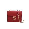 Best Replicas Bags - Gucci Interlocking Chain Leather Crossbody Bag 510304 Replica Shop For Best Louis Vuitton LV Replica Bags With Cheap Price