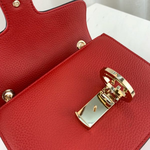 Gucci Interlocking Chain Leather Crossbody Bag 510304 Replica - Image 14
