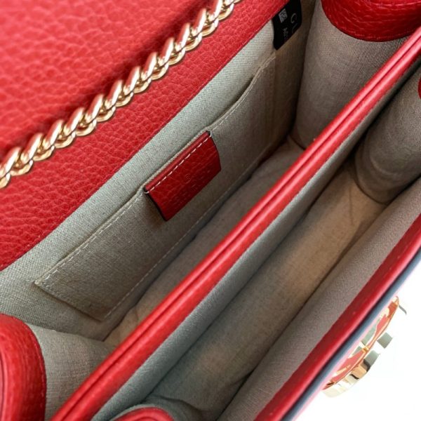 Gucci Interlocking Chain Leather Crossbody Bag 510304 Replica - Image 17