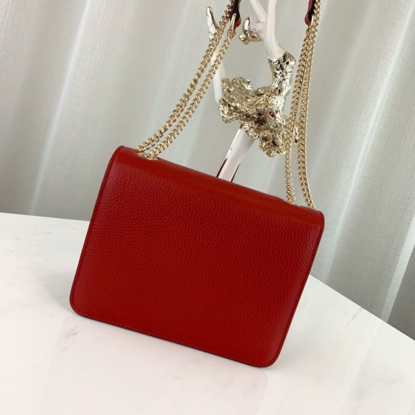 Gucci Interlocking Chain Leather Crossbody Bag 510304 Replica - Image 10