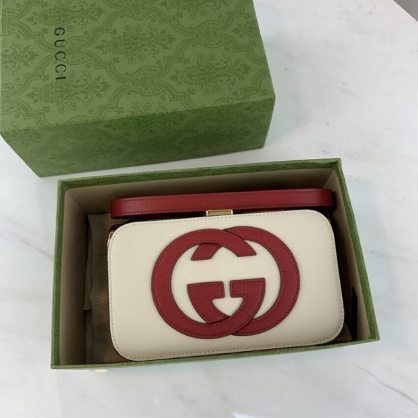 Replica Gucci G Mini White Leather Crossbody Bag 658230 - Image 12