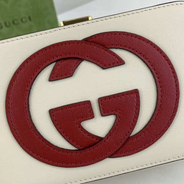 Replica Gucci G Mini White Leather Crossbody Bag 658230 - Image 6