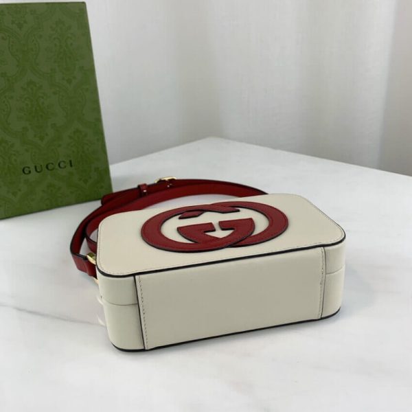 Replica Gucci G Mini White Leather Crossbody Bag 658230 - Image 7