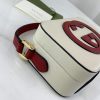 Best Replicas Bags - Replica Gucci G Mini White Leather Crossbody Bag 658230 Shop For Best Louis Vuitton LV Replica Bags With Cheap Price