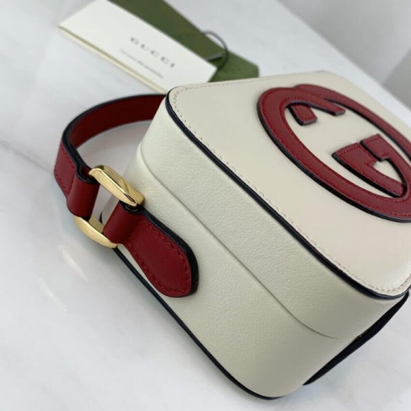 Replica Gucci G Mini White Leather Crossbody Bag 658230 - Image 8