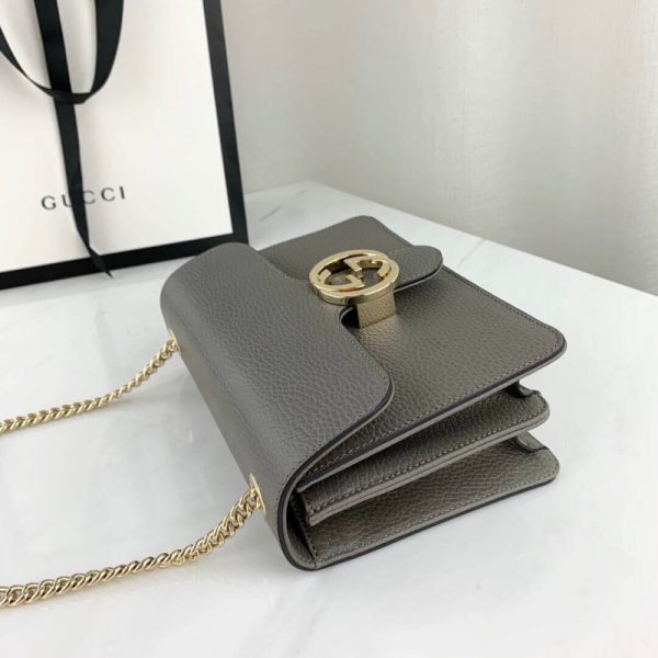 Gucci Replica Interlocking G Crossbody Bag - 20cm Chain Design - Image 5