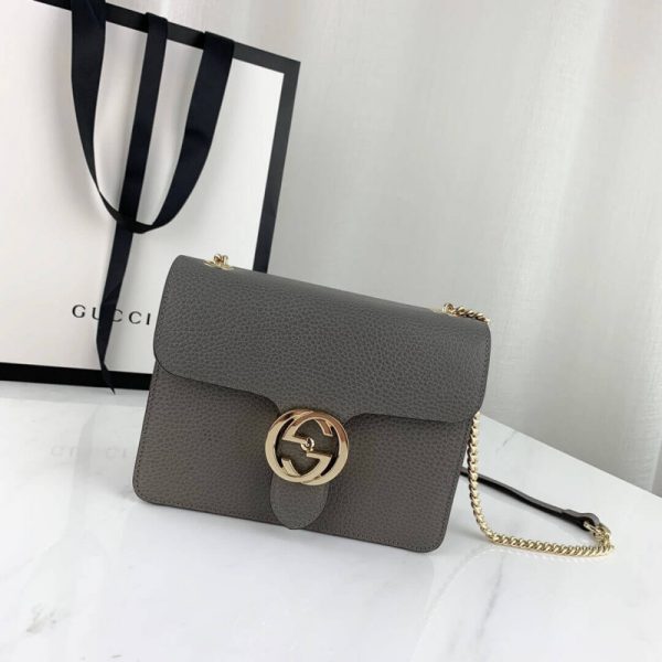 Gucci Replica Interlocking G Crossbody Bag - 20cm Chain Design