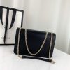 Best Replicas Bags - Replica Gucci GG Leather Crossbody Bag 28cm Black Shop For Best Louis Vuitton LV Replica Bags With Cheap Price