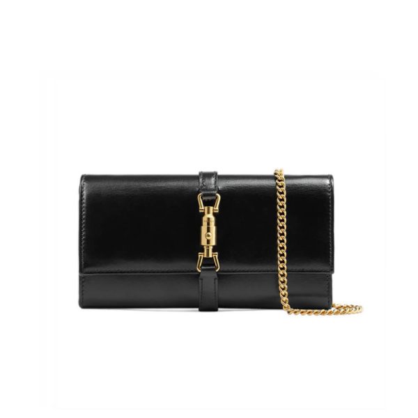 Replica Gucci Jackie 1961 Chain Wallet in Calfskin