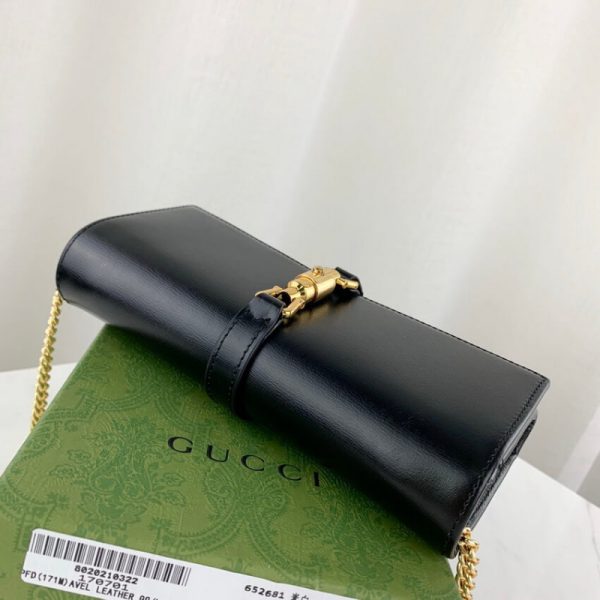 Replica Gucci Jackie 1961 Chain Wallet in Calfskin - Image 9