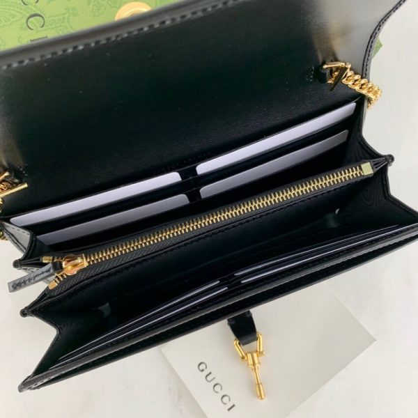 Replica Gucci Jackie 1961 Chain Wallet in Calfskin - Image 10