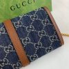 Best Replicas Bags - Blue Denim Replica Gucci Jackie 1961 Chain Wallet 652681 Shop For Best Louis Vuitton LV Replica Bags With Cheap Price