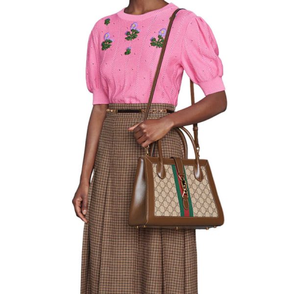 Replica Gucci Jackie 1961 Medium GG Supreme Tote Bag - Image 3