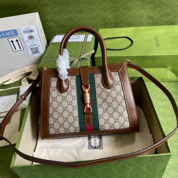 Replica Gucci Jackie 1961 Medium GG Supreme Tote Bag - Image 4