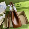 Best Replicas Bags - Replica Gucci Jackie 1961 Medium GG Supreme Tote Bag Shop For Best Louis Vuitton LV Replica Bags With Cheap Price