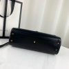 Best Replicas Bags - Replica Gucci Jackie 1961 Black Leather Medium Tote Bag Shop For Best Louis Vuitton LV Replica Bags With Cheap Price