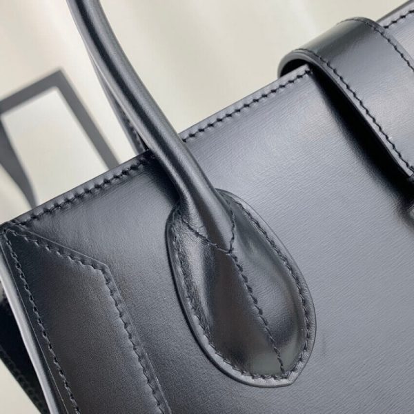 Replica Gucci Jackie 1961 Black Leather Medium Tote Bag - Image 13