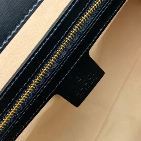 Replica Gucci Jackie 1961 Black Leather Medium Tote Bag - Image 17