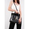 Best Replicas Bags - Replica Gucci Jackie 1961 Black Leather Medium Tote Bag Shop For Best Louis Vuitton LV Replica Bags With Cheap Price