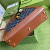 Best Replicas Bags - Replica Gucci Jackie 1961 Medium Denim Tote Bag Shop For Best Louis Vuitton LV Replica Bags With Cheap Price