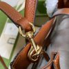 Best Replicas Bags - Replica Gucci Jackie 1961 Medium Denim Tote Bag Shop For Best Louis Vuitton LV Replica Bags With Cheap Price