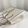Best Replicas Bags - Replica Gucci Jackie 1961 White Leather Tote Bag Shop For Best Louis Vuitton LV Replica Bags With Cheap Price