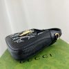Best Replicas Bags - Replica Gucci Jackie 1961 Mini Black Lizard Bag with GG Crystals Shop For Best Louis Vuitton LV Replica Bags With Cheap Price