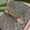 Best Replicas Bags - Gucci Jackie 1961 Mini GG Crystal Shoulder Bag - Black Shop For Best Louis Vuitton LV Replica Bags With Cheap Price