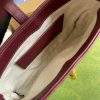 Best Replicas Bags - Replica Gucci Jackie 1961 Mini Bag in Burgundy GG Canvas Shop For Best Louis Vuitton LV Replica Bags With Cheap Price