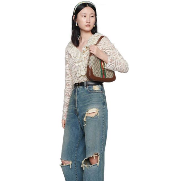 Replica Gucci Jackie 1961 Small Hobo Bag - Style 636706 - Image 2