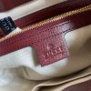 Best Replicas Bags - Replica Gucci Jackie 1961 Small Burgundy GG Canvas Shoulder Bag Shop For Best Louis Vuitton LV Replica Bags With Cheap Price