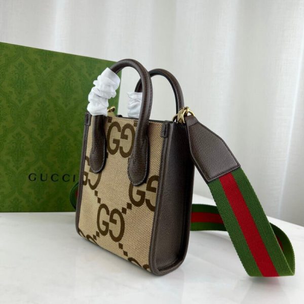 Replica Gucci GG Mini Tote Bag in Black - Stylish & Compact - Image 3