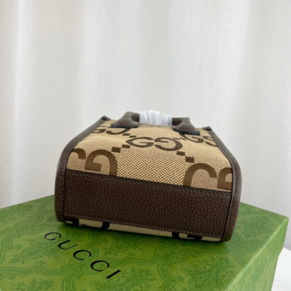 Replica Gucci GG Mini Tote Bag in Black - Stylish & Compact - Image 5